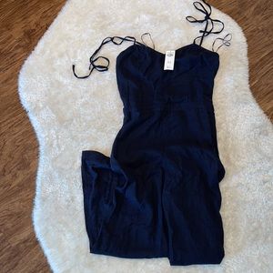 Abercrombie & Fitch Navy Blue Jumpsuit